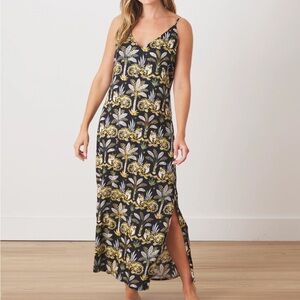 NWT Printfresh untamed tiger eco satin nightgown chemise slip sz XS